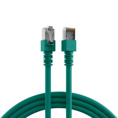 Cordon de raccordement RJ45 Cat.5e SF/UTP PVC CCA vert 30 m