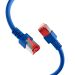 Miniature Cordon de raccordement RJ45 Cat.6 S/FTP LSZH bleu 10 m n°1