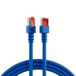 Cordon de raccordement RJ45 Cat.6 S/FTP LSZH bleu 5 m