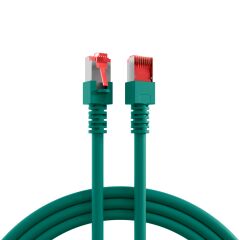 Cordon de brassage RJ45 Cat.6 S/FTP LSZH vert 0,5 m