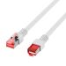 Miniature Cordon de raccordement RJ45 Cat.6 S/FTP LSZH blanc 30 m n°2