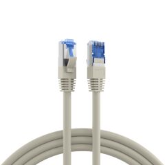 Cordon de brassage RJ45 Cat.6A S/FTP TPE Cat.7 c&acirc;ble brut superflex gris 30 m