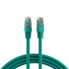 Cordon de raccordement RJ45 Cat.6 U/UTP PVC CCA vert 2 m