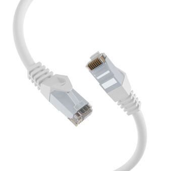 Cordon de brassage RJ45 Cat.6 U/UTP LSZH CCA blanc 2m