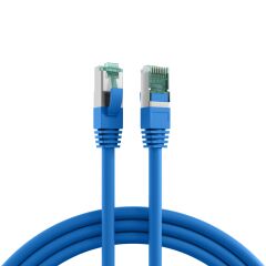 Cordon de raccordement RJ45 Cat.6A S/FTP LSZH bleu 5 m