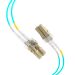 Miniature Câble de raccordement duplex LC-LC OM3 3 m LSZH 2 mm aqua n°1