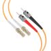 Miniature Câble de raccordement duplex LC-ST OM1 5 m LSZH 2 mm orange n°1