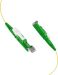 Miniature Câble R&M Pigtail E2000Ù/APC OS2 G652D jaune 2 m - 1 pièce n°1