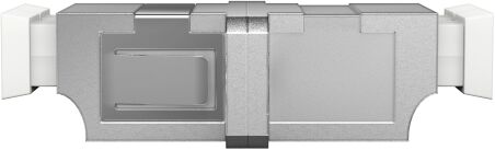 Adaptateur LC Duplex OM1-5 boîtier métallique