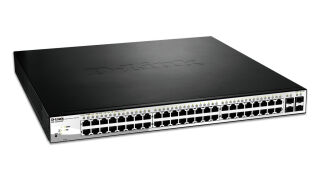 D-LINK 52-Port Layer2 Smart Managed 48x PoE Gigabit Switch dlink green 3.0 48x 10/100/1000Mbit/s TP RJ-45 PoE Ports 802.3at