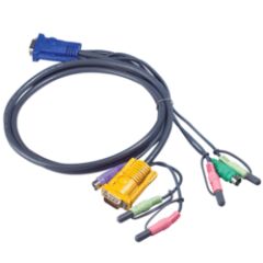 Accessoire, ATEN KVM jeu de c&acirc;bles PS/2 pour switchs KVM, 1,8 m