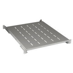 &Eacute;tag&egrave;re fixe 19" 1U, MD 550 &agrave; 650 mm, 120 kg, CD 800, RAL7035