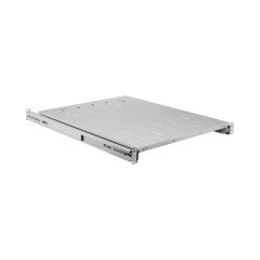 &Eacute;tag&egrave;re coulissante 19" 1U, largeur 408 &agrave; 612 mm, charge max. 30 kg, CD 600, RAL7035
