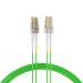 Miniature Câble de brassage duplex INFRALAN© LC-LC OM5 3 m LSZH 2 mm vert citron n°0