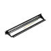 Miniature Panneau de distribution 19" 1U, 24 ports, noir RAL9005 n°0
