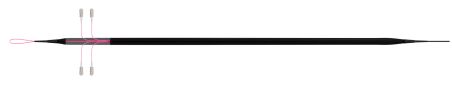 Câble principal U-DQ(ZN)BH OM4 4G (1x4) SC-SC 140m Dca LSZH
