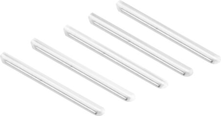 Protection d'épissure rétractable transparente 45mm 100 pièces en poly-sac