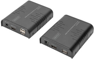 DIGITUS Kit extenseur HDMI KVM IP, Full HD, 120 m
