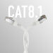 Miniature Câble réseau RJ45 CAT8.1 BLANC 7,5 m S/FTP PIMF LSZH 2000 MHz 40 Go n°4