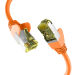 Miniature Câble de raccordement CAT6a ORANGE 50 m Câble réseau S/FTP PIMF RJ45 Ethernet LAN DSL n°0