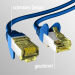 Miniature Câble de raccordement CAT6a BLEU 25 m Câble réseau S/FTP PIMF RJ45 Ethernet LAN DSL n°3