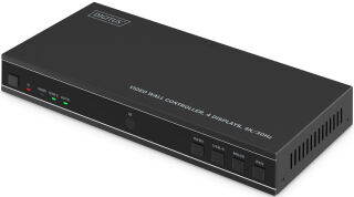 DIGITUS Contr&ocirc;leur de mur vid&eacute;o 4K HDMI, noir