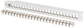 DIGITUS Panneau de brassage modulaire 19', 24 ports, garni